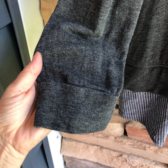 Bobeau Dark Grey Sweatshirt Top Large - Picture 3 of 10